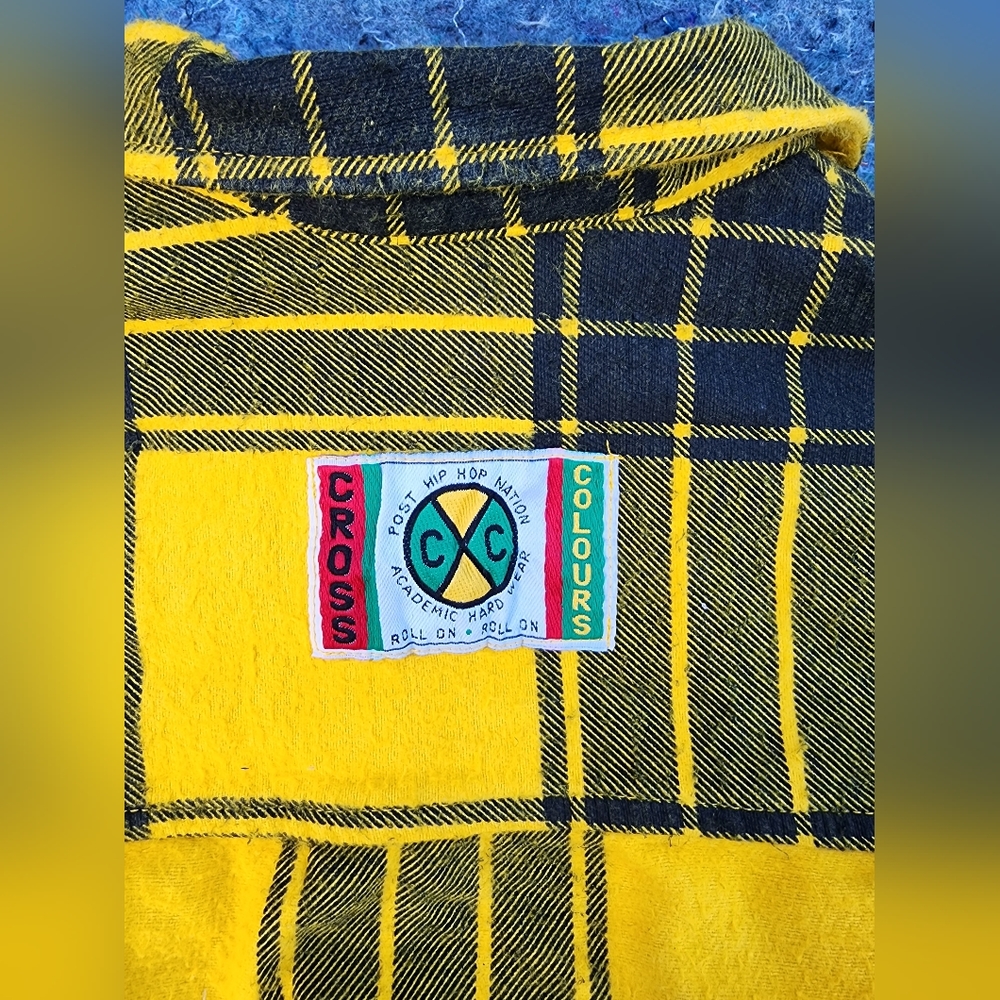 Rare! Original Vintage Cross Colours Shirt Jacket Men… Gem